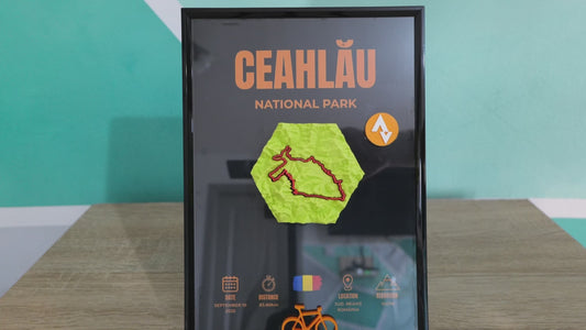 TABLOU 3D CU TRASEU STRAVA A4